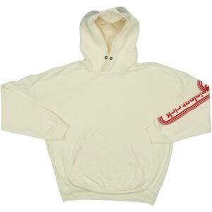 Daniel Patrick DP Retro Heavy Streetwear Spell Out Embroidered Hoodie Sweatshirt